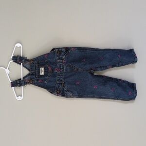 Oshkosh B'gosh Overalls With Hearts Size 18 Months Valentine's Day